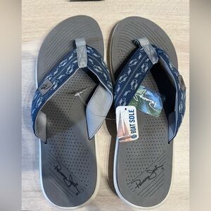 Men’s Panama Jack Boat Sole Non Marking Flip Flops Size 12/13 NWT